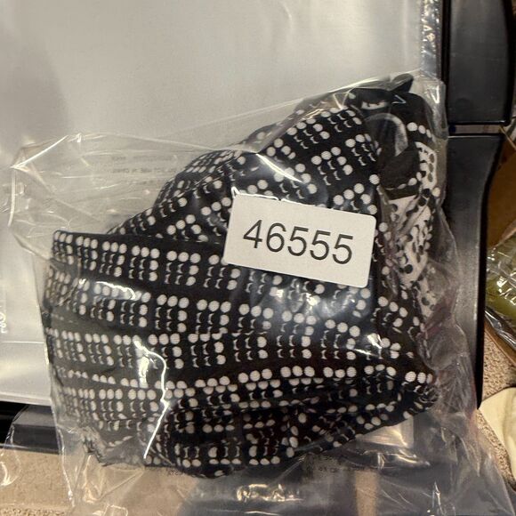 Max Studio Skirt Women XS Black Plaid A-Line Midi Mid Rise Pull On Stretch - Picture 7 of 7